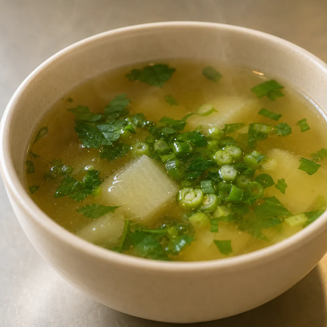 Món: Canh bí đỏ
